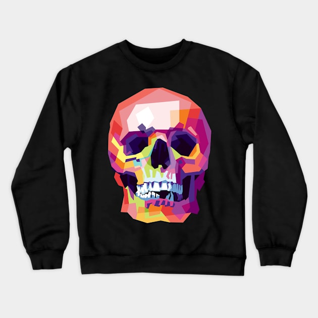 Colorful skull Crewneck Sweatshirt by Danwpap2